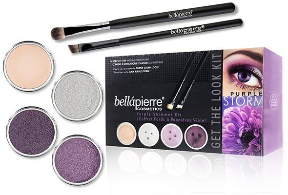 BELLÁPIERRE Profesionální sada na oči, Odstín 03 - Purple Storm...