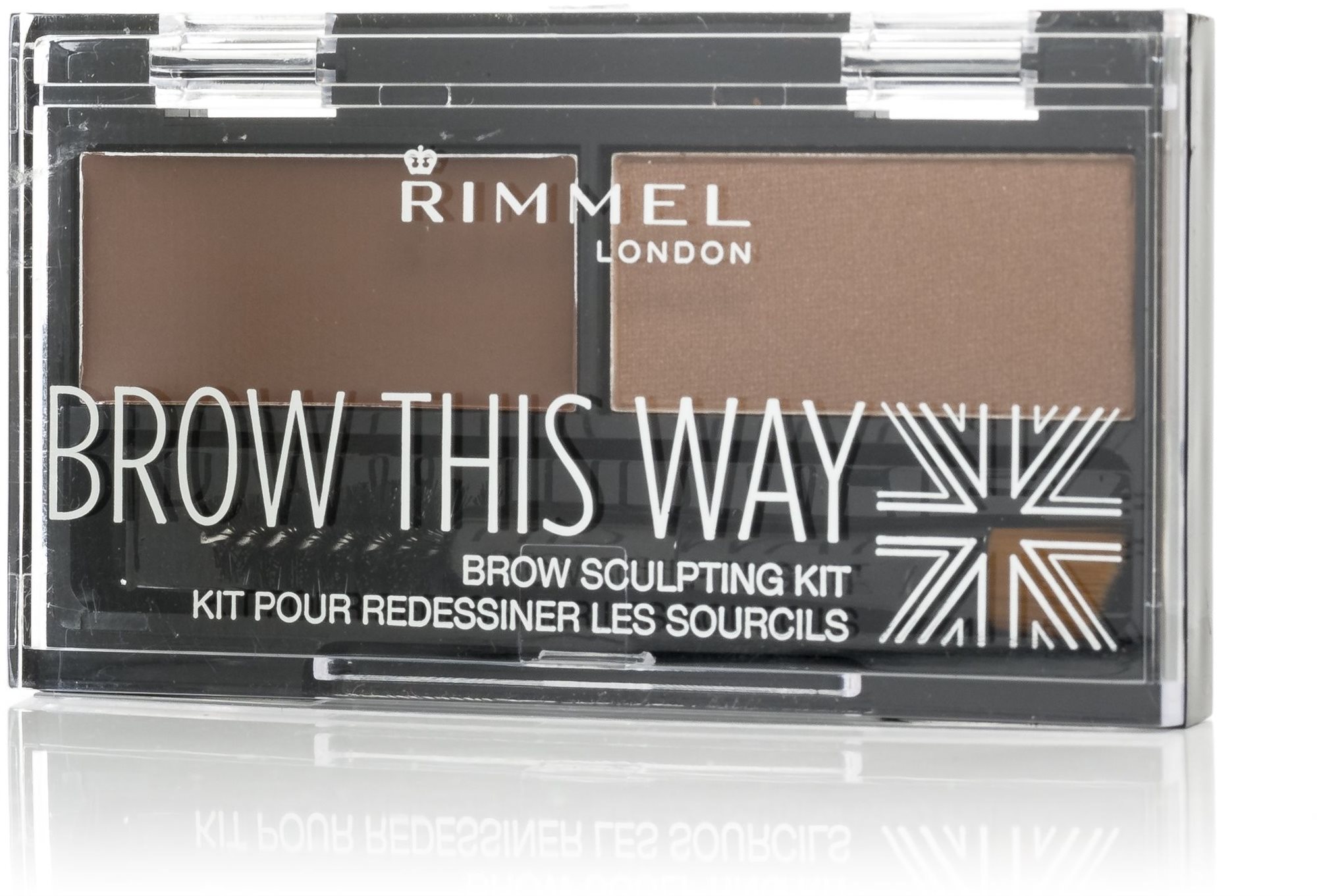 RIMMEL LONDON Eyebrow Palette Brow this way 002 Medium Brown 1,1 g...