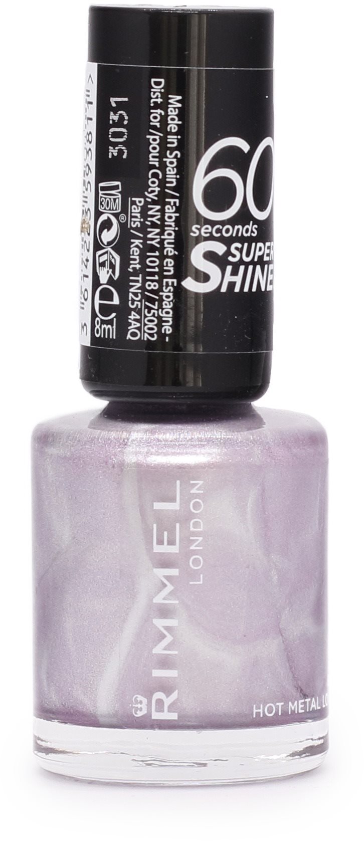 RIMMEL LONDON 60 seconds 811 Hot Metal Love 8 ml Körömlakk