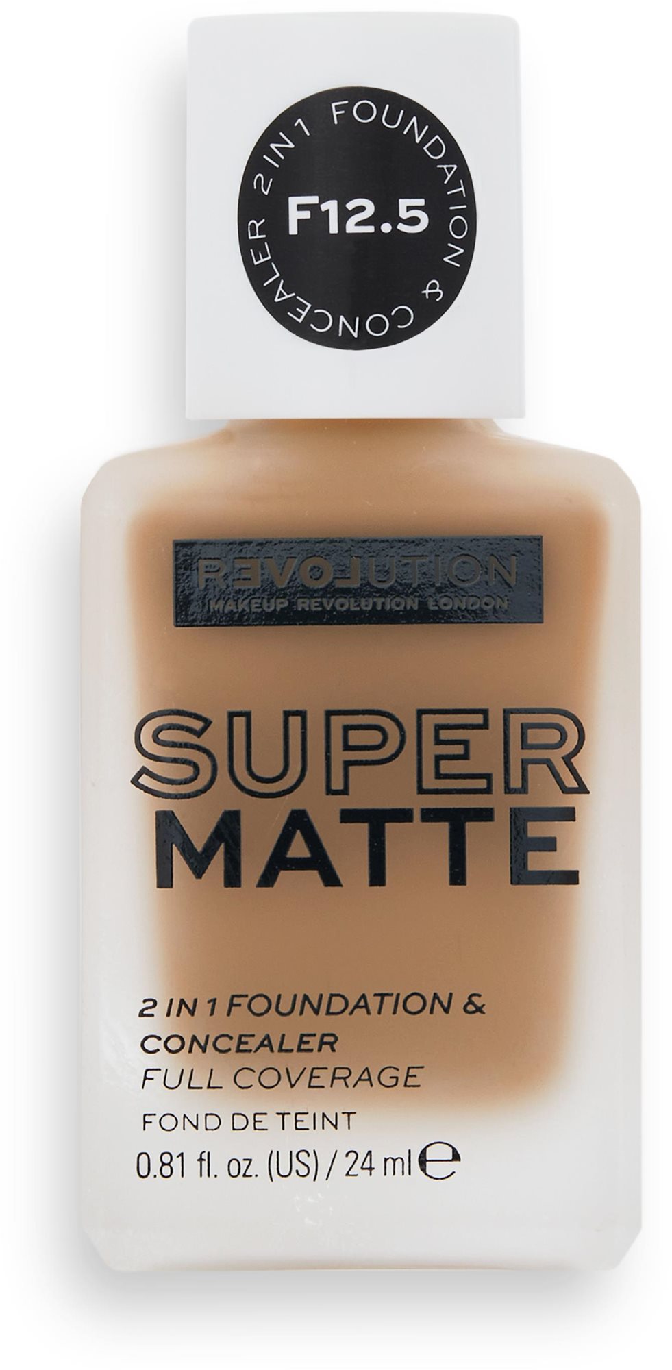 REVOLUTION RELOVE Supermatte Foundation F12.5 24 ml Make-up