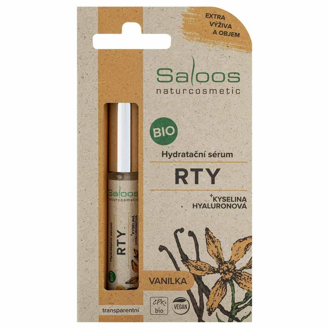 SALOOS Bio Hydratačné sérum na pery – Vanilka 7 ml Balzam na pery