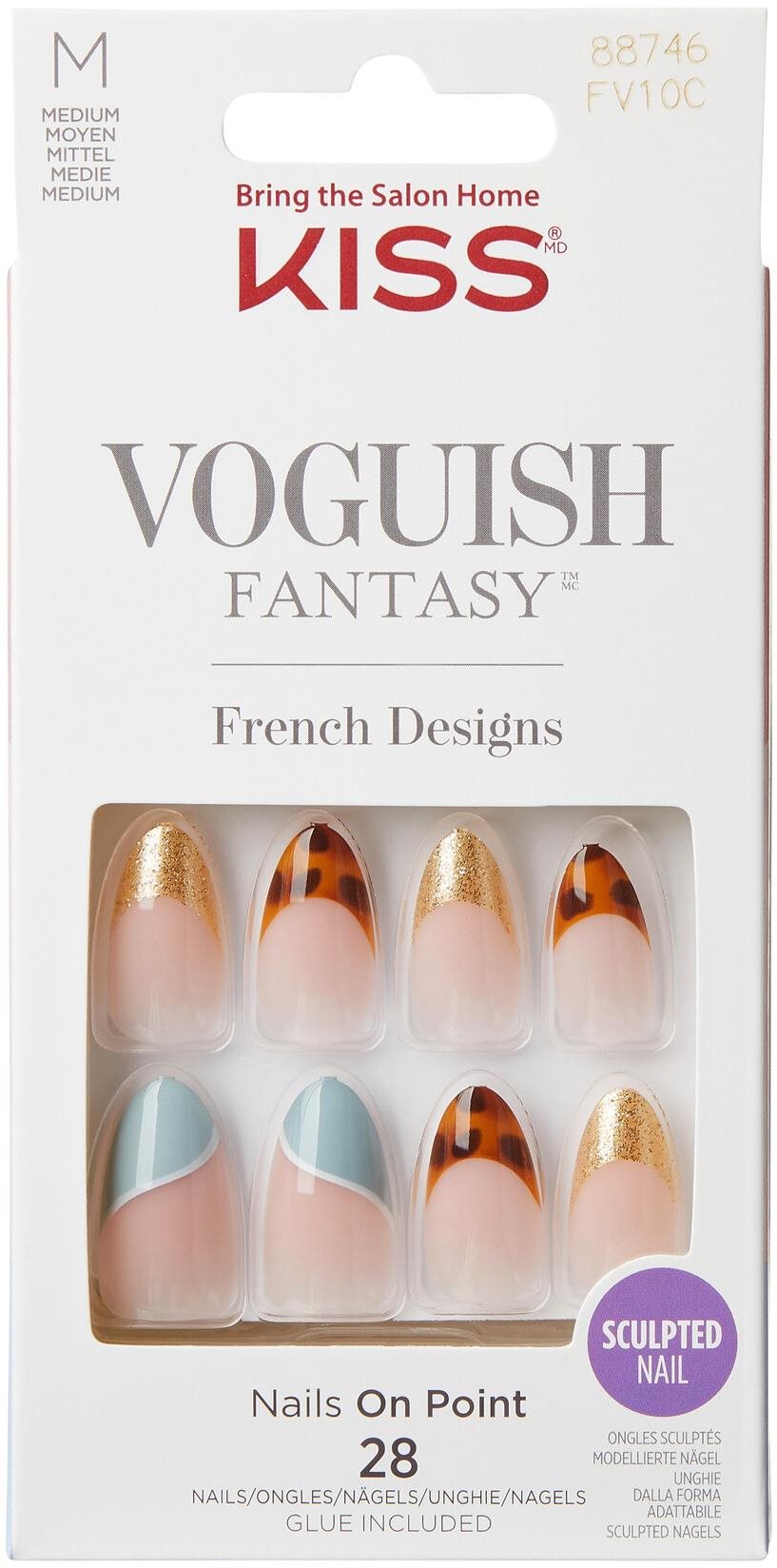 KISS Voguish Fantasy  French – Charmante Umelé nechty