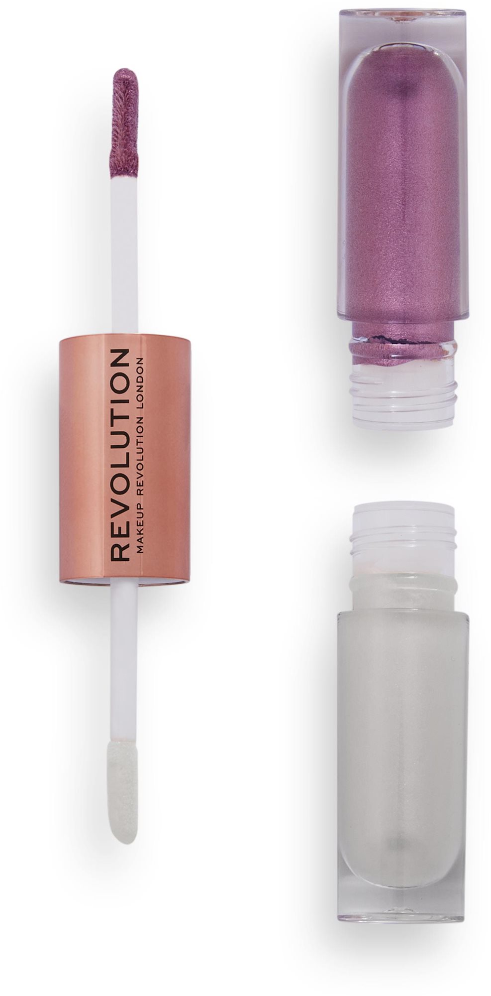 REVOLUTION Double Up Liquid Shadow Subliminal Lilac Očné tiene