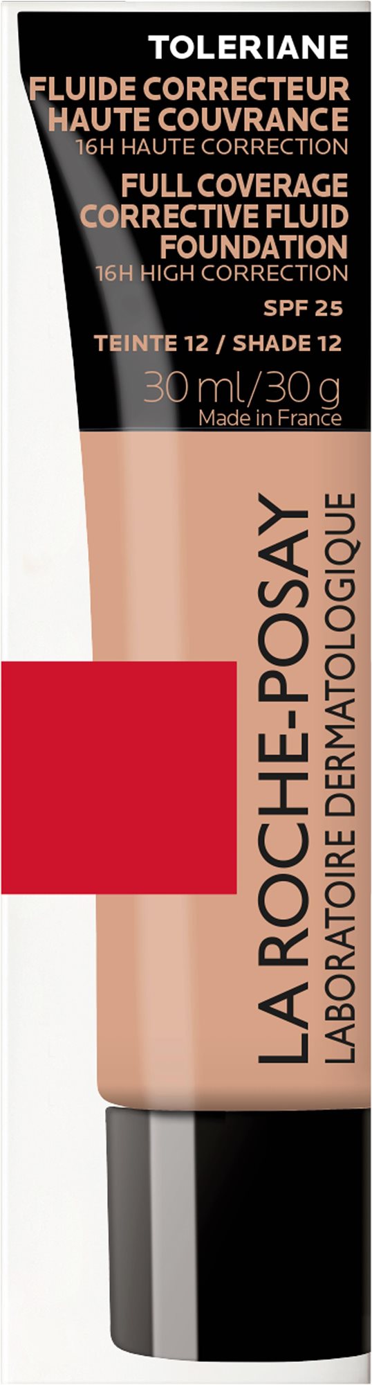 LA ROCHE-POSAY Toleriane alapozó SPF25 12-es árnyalat 30 ml Alapozó