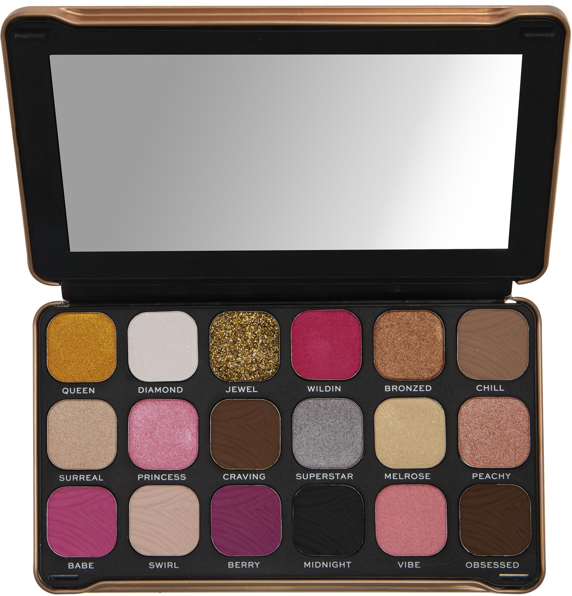 REVOLUTION Forever Flawless Shadow Palette Bare Pink Paletka očních...