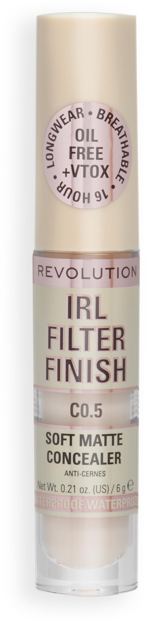 REVOLUTION IRL Filter Finish Concealer C0.5 6 g Korektor