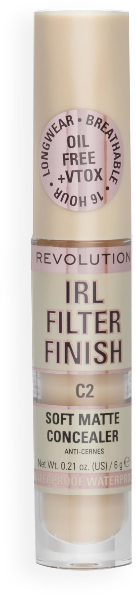 REVOLUTION IRL Filter Finish Concealer C2 6 g Korektor