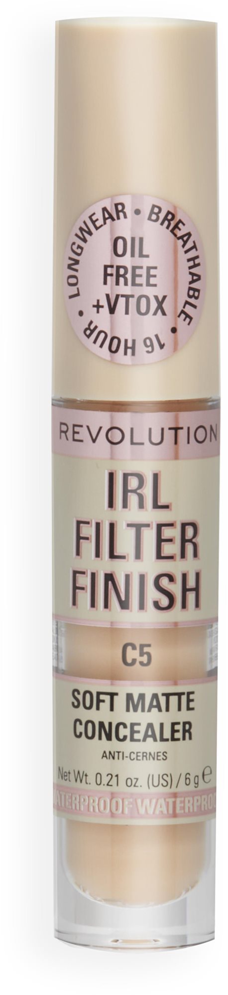REVOLUTION IRL Filter Finish Concealer C5 6 g Korektor