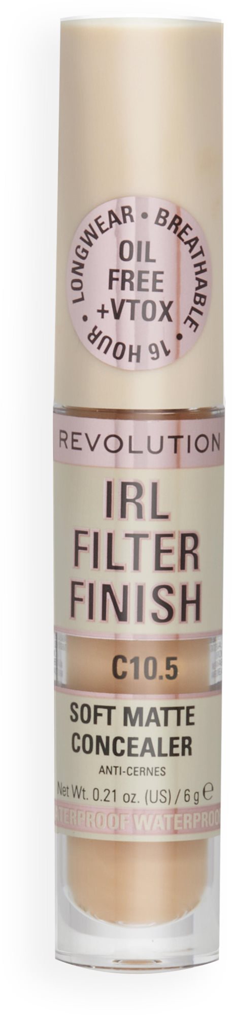 REVOLUTION IRL Filter Finish Concealer C10.5 6 g Korektor