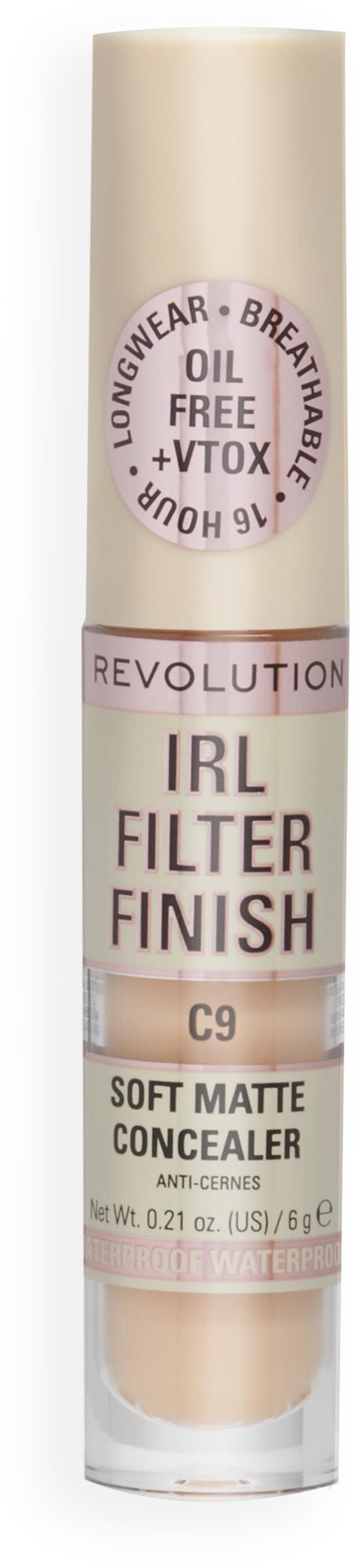 REVOLUTION IRL Filter Finish Concealer C9 6 g Korrektor