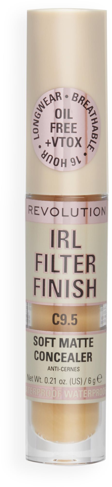 REVOLUTION IRL Filter Finish Concealer C9.5 6 g Korektor