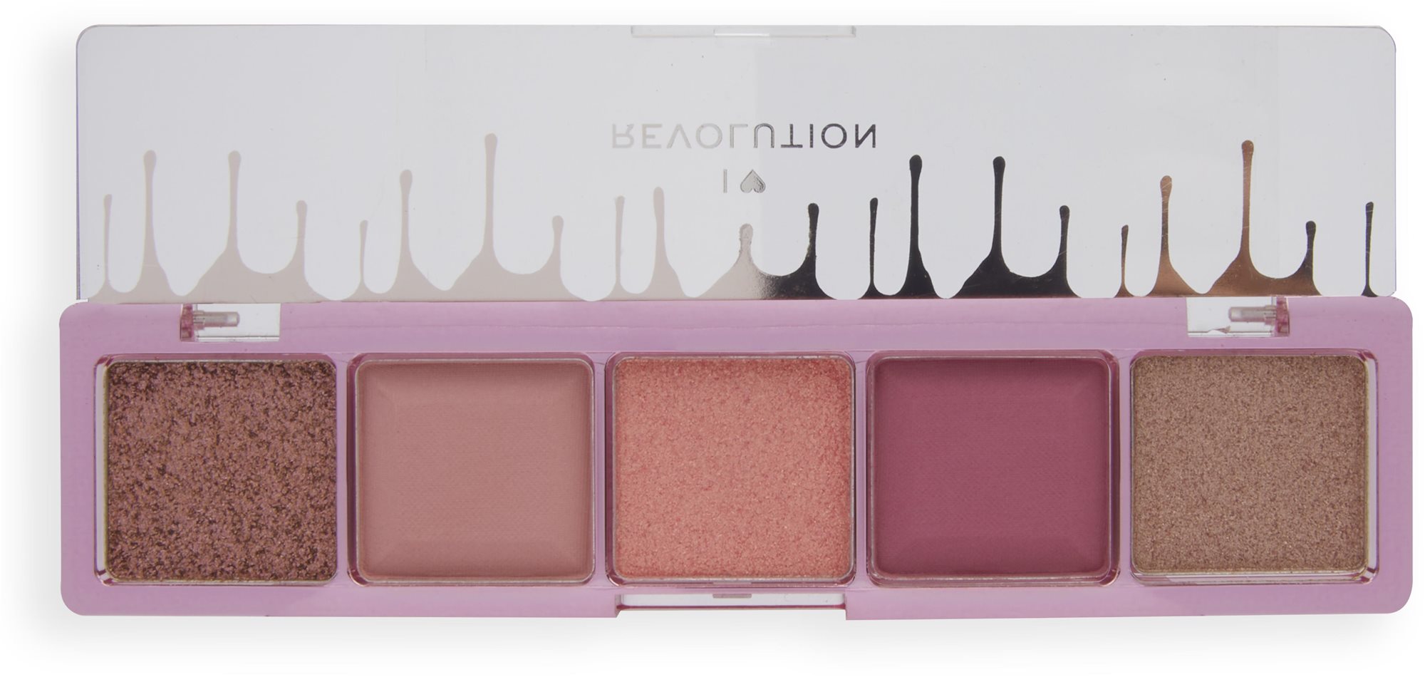 I HEART REVOLUTION Mini Chocolate Shadow Palette Raspberry Fool...