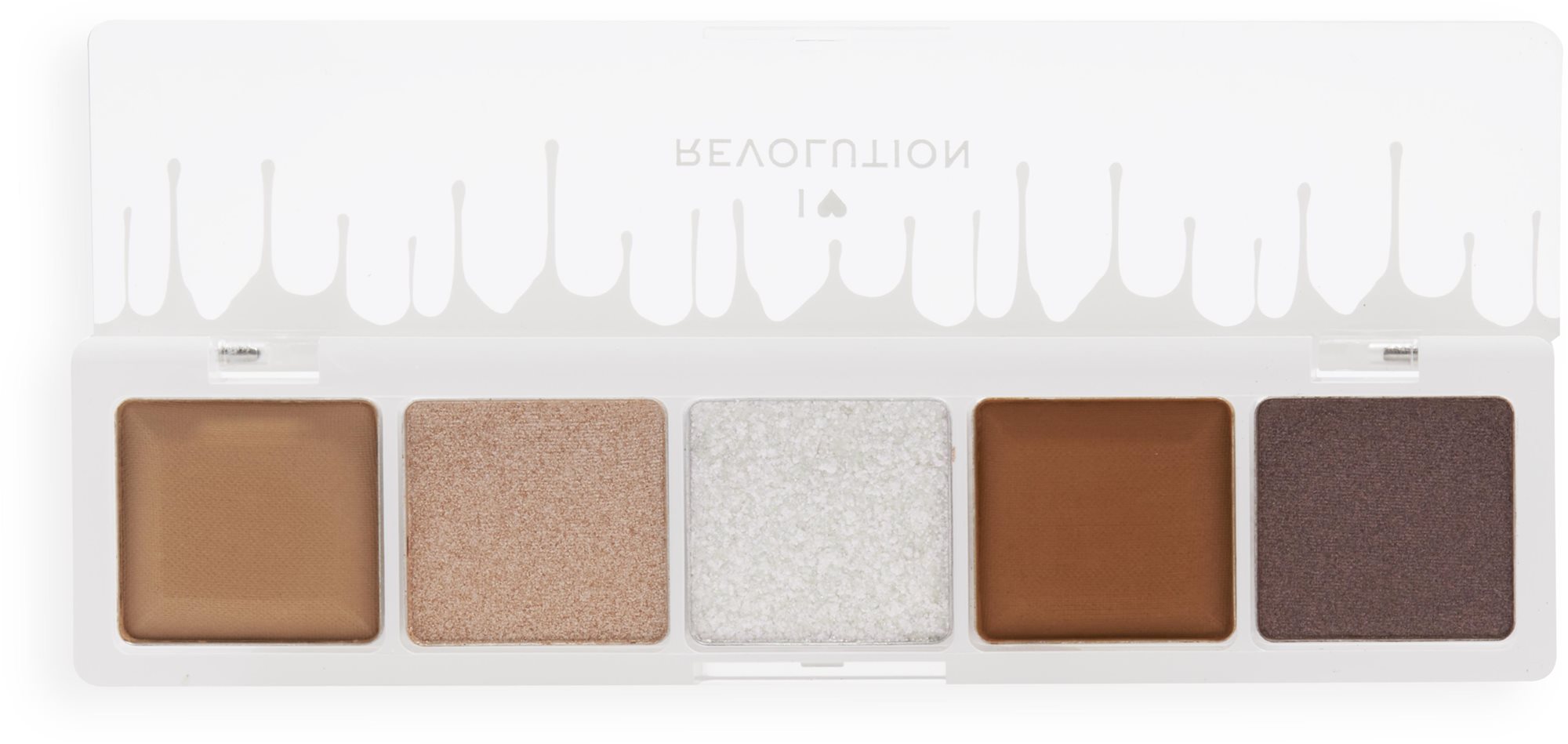 I HEART REVOLUTION Mini Chocolate Shadow Palette White Vanilla...