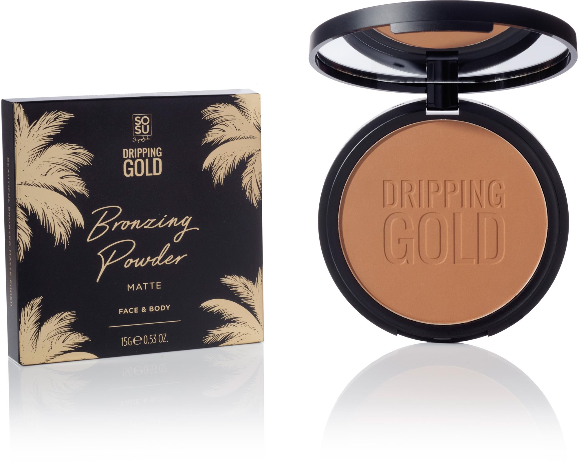 DRIPPING GOLD Bronzing Powder - bronzosító, matt, 15g Púder