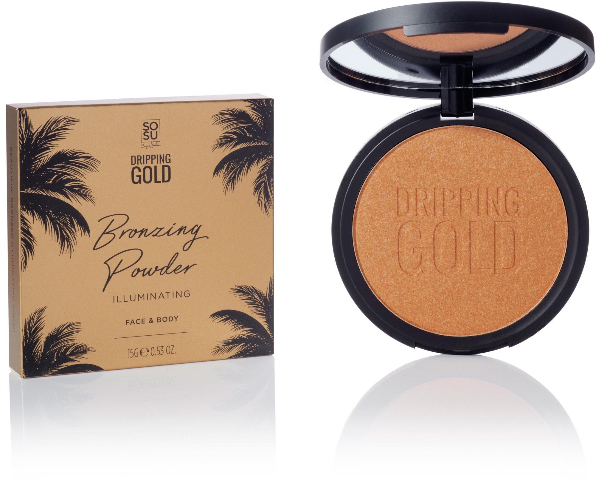 DRIPPING GOLD  Bronzing Powder Bronzujúci púder trblietavý 15 g Púder