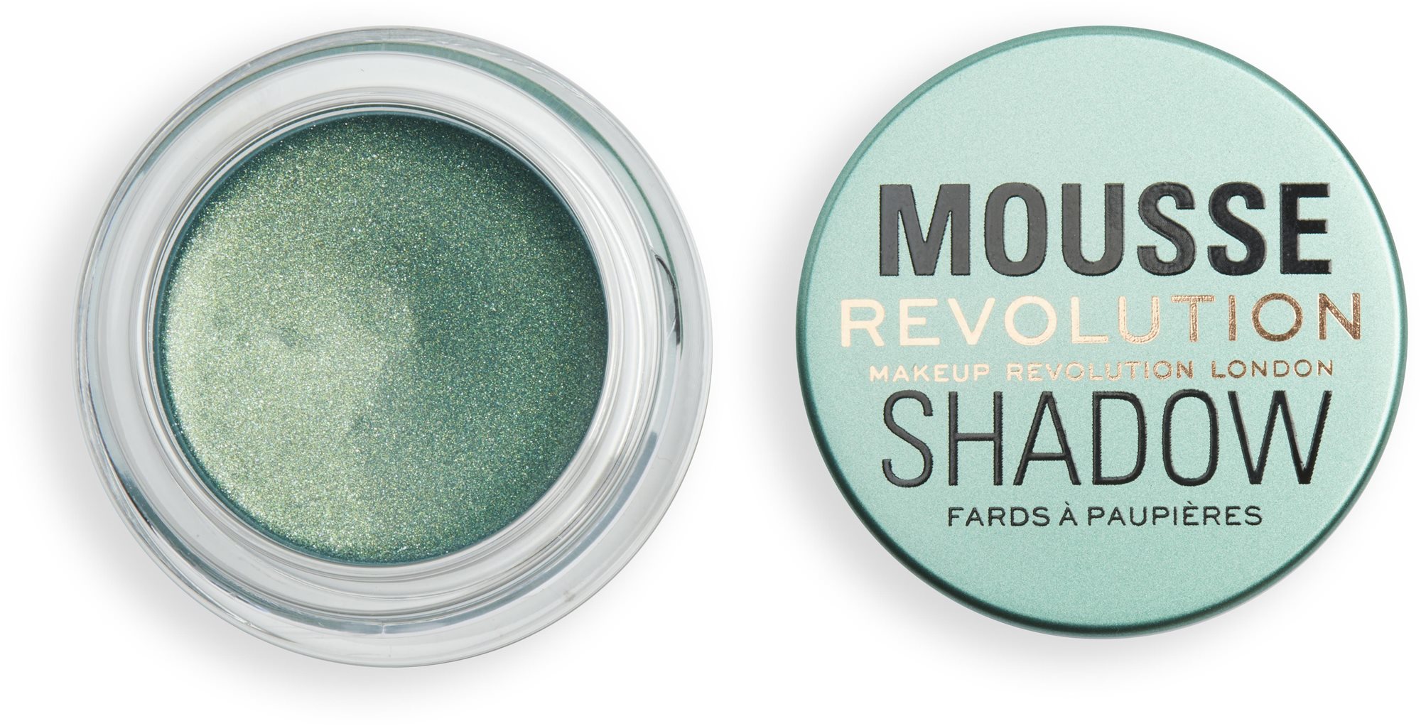 REVOLUTION Mousse Shadow Emerald Green 4 g Očné tiene