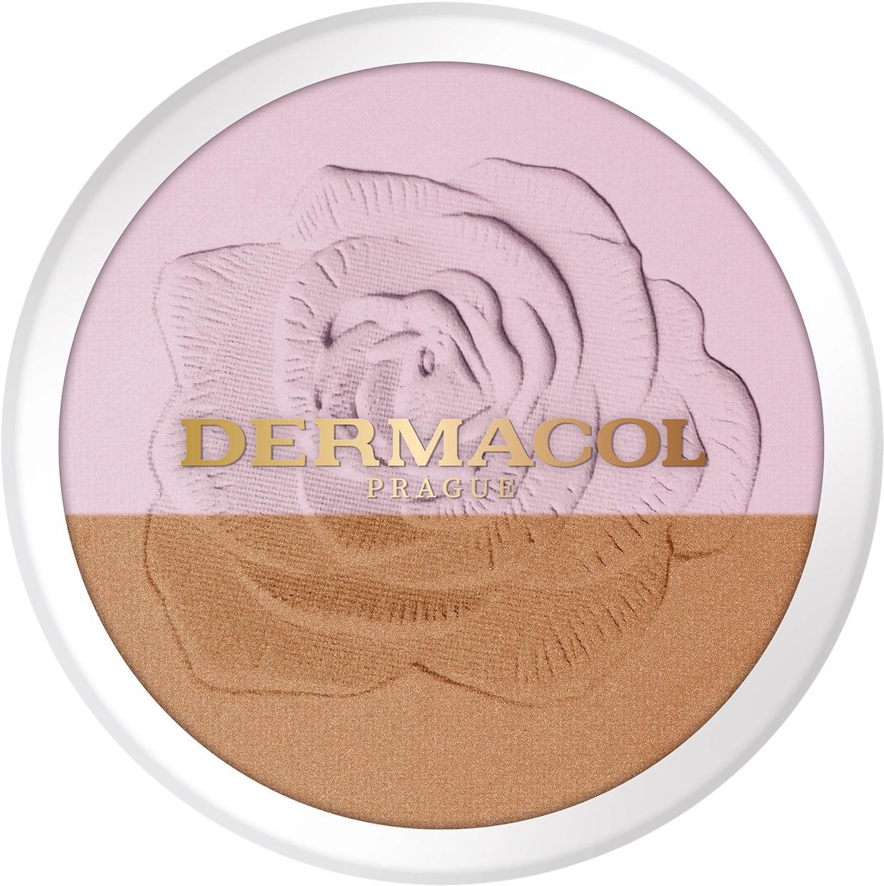 DERMACOL Imperial Rose rozjasňujúci púder s vôňou 7 g Púder