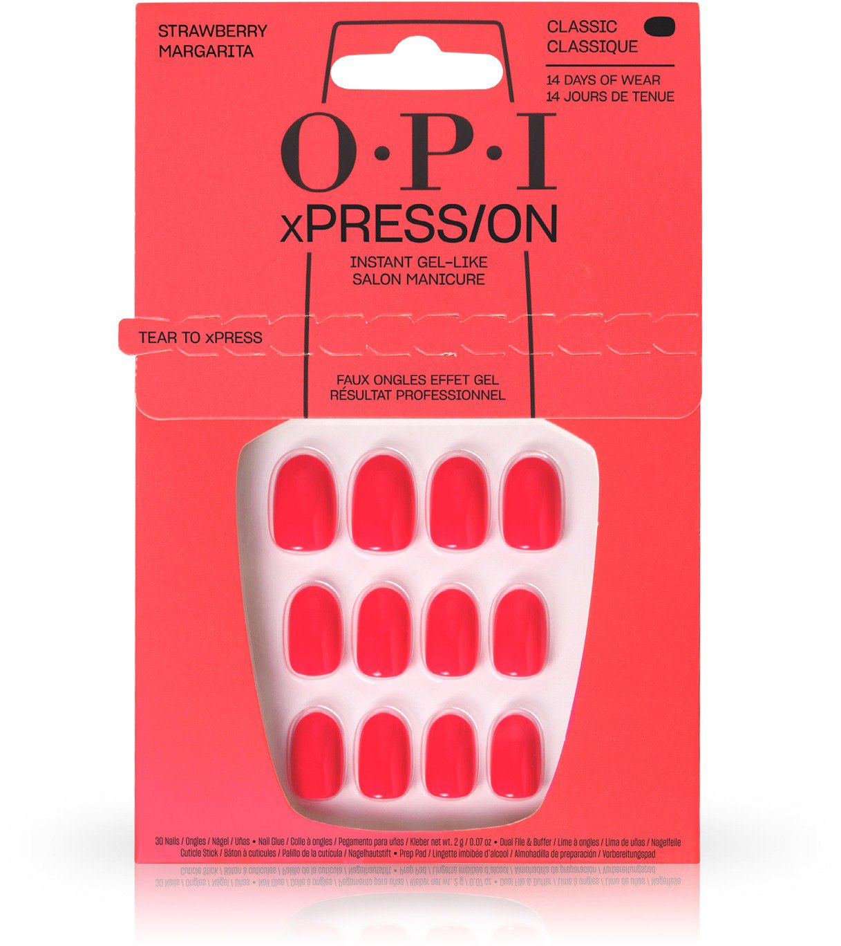 OPI – Instant Gel-Like Salon Manicure – Strawberry Margarita Umelé...