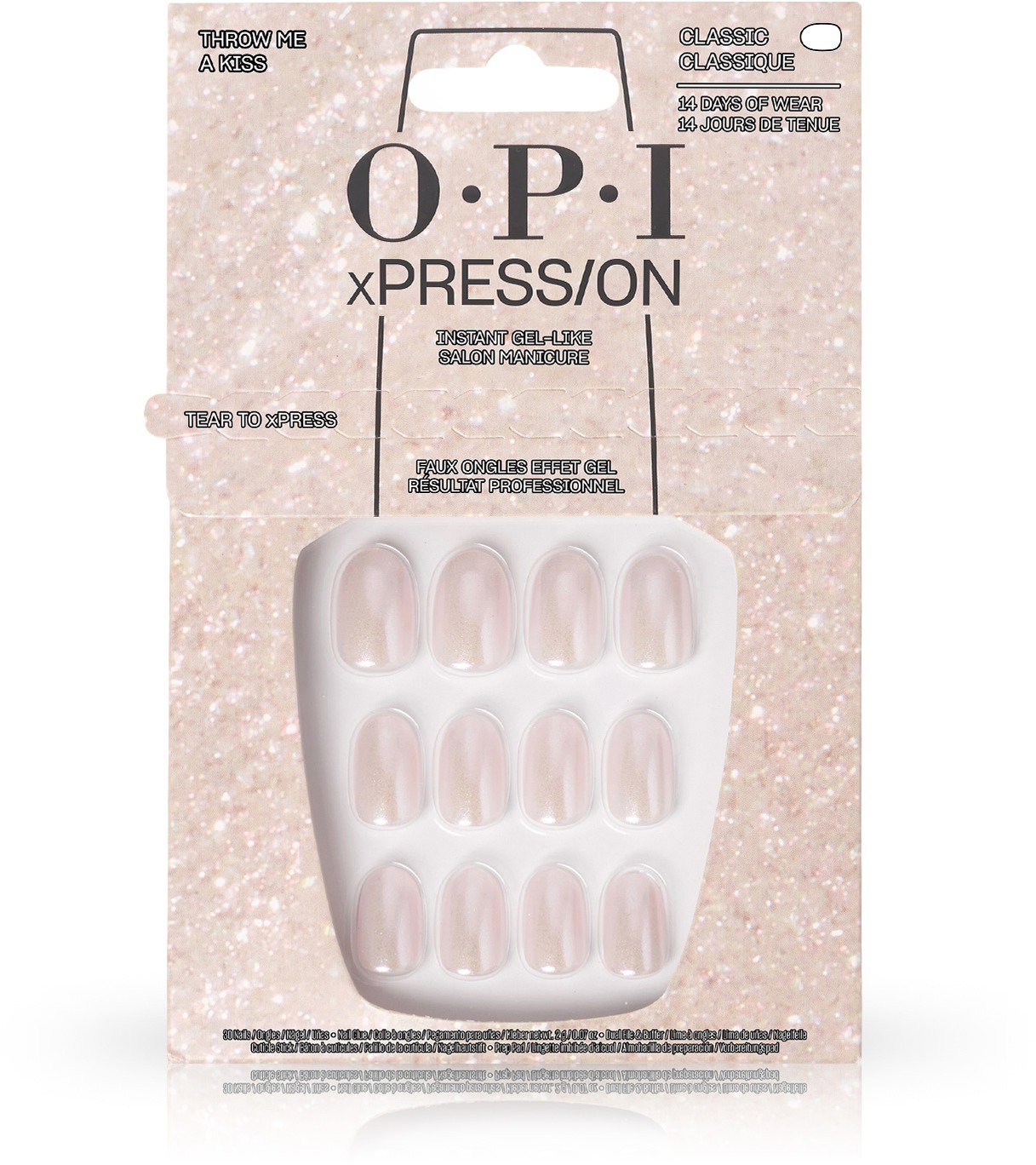 OPI – Instant Gel-Like Salon Manicure – Throw Me a Kiss Umelé nechty