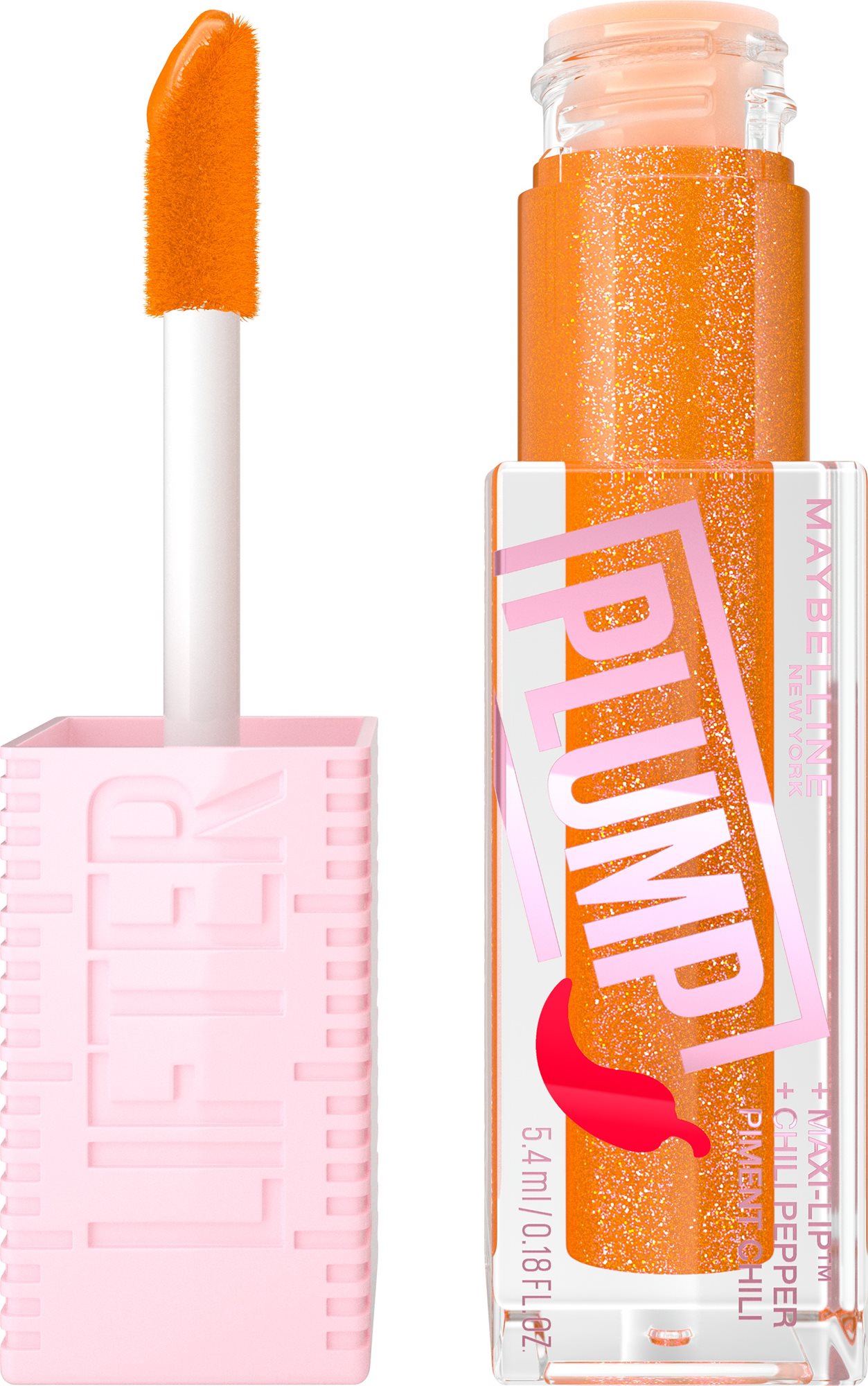 MAYBELLINE NEW YORK Lifter Plump 008 Hot Honey 5,4ml Szájfény