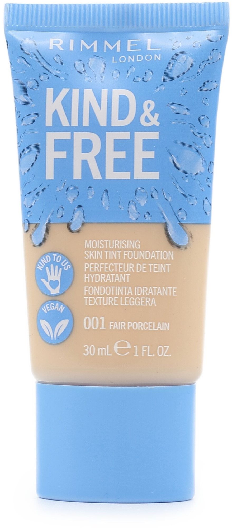 RIMMEL LONDON Kind and Free Moisturising Skin Tint Foundation 001...
