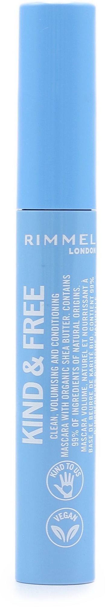 RIMMEL LONDON Kind&Free Mascara 002 Brown Black 7 ml Maskara