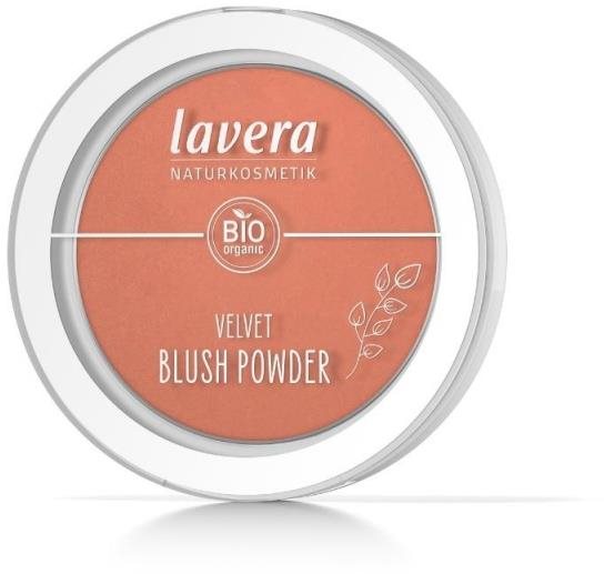 LAVERA Zamatová púdrová tvárenka 01 Rosy Peach 4,5 g Lícenka