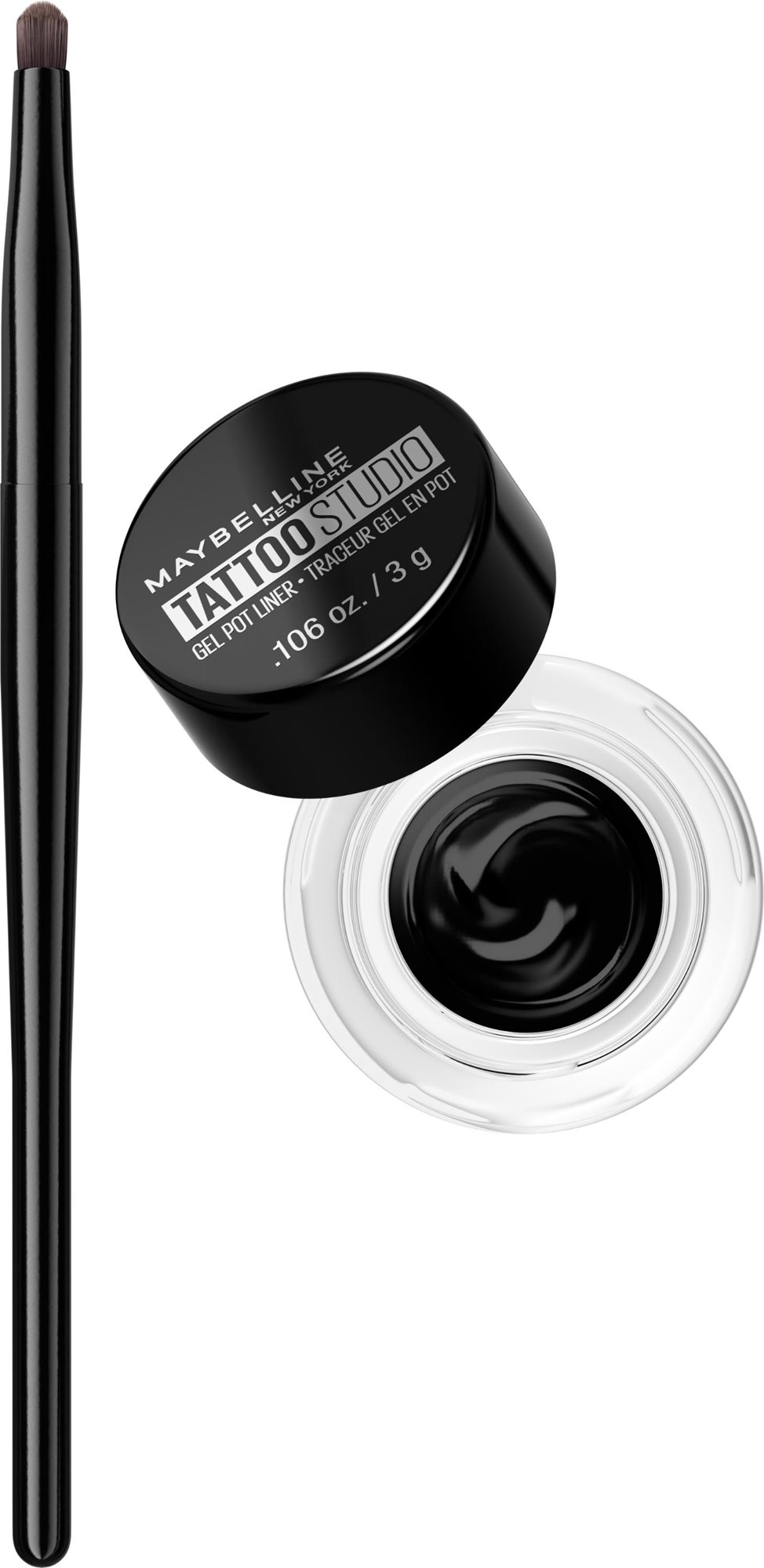 MAYBELLINE New York Tattoo Studio čierna 3 g Očná linka