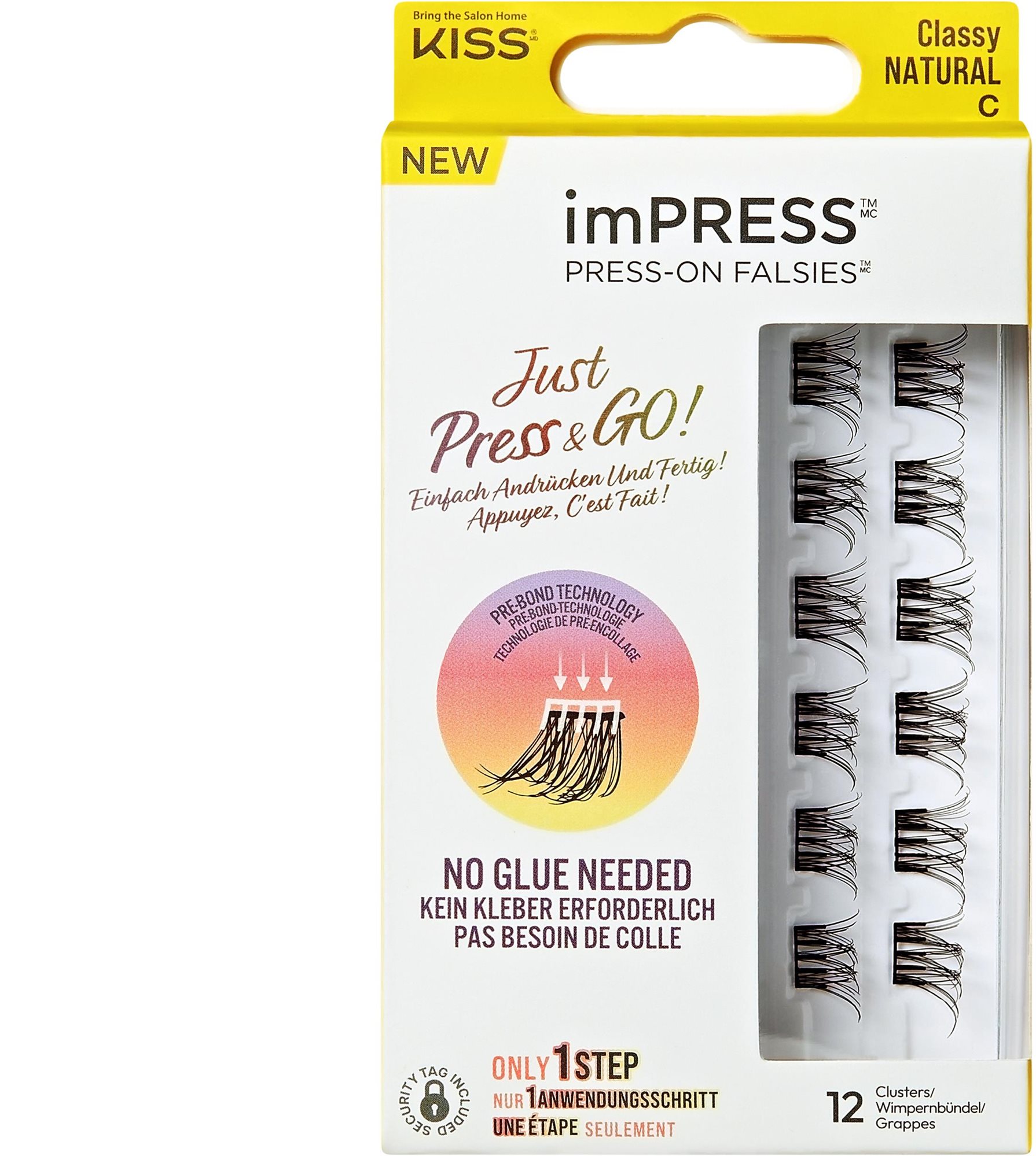 KISS imPRESS Press On Single 01 Umelé mihalnice