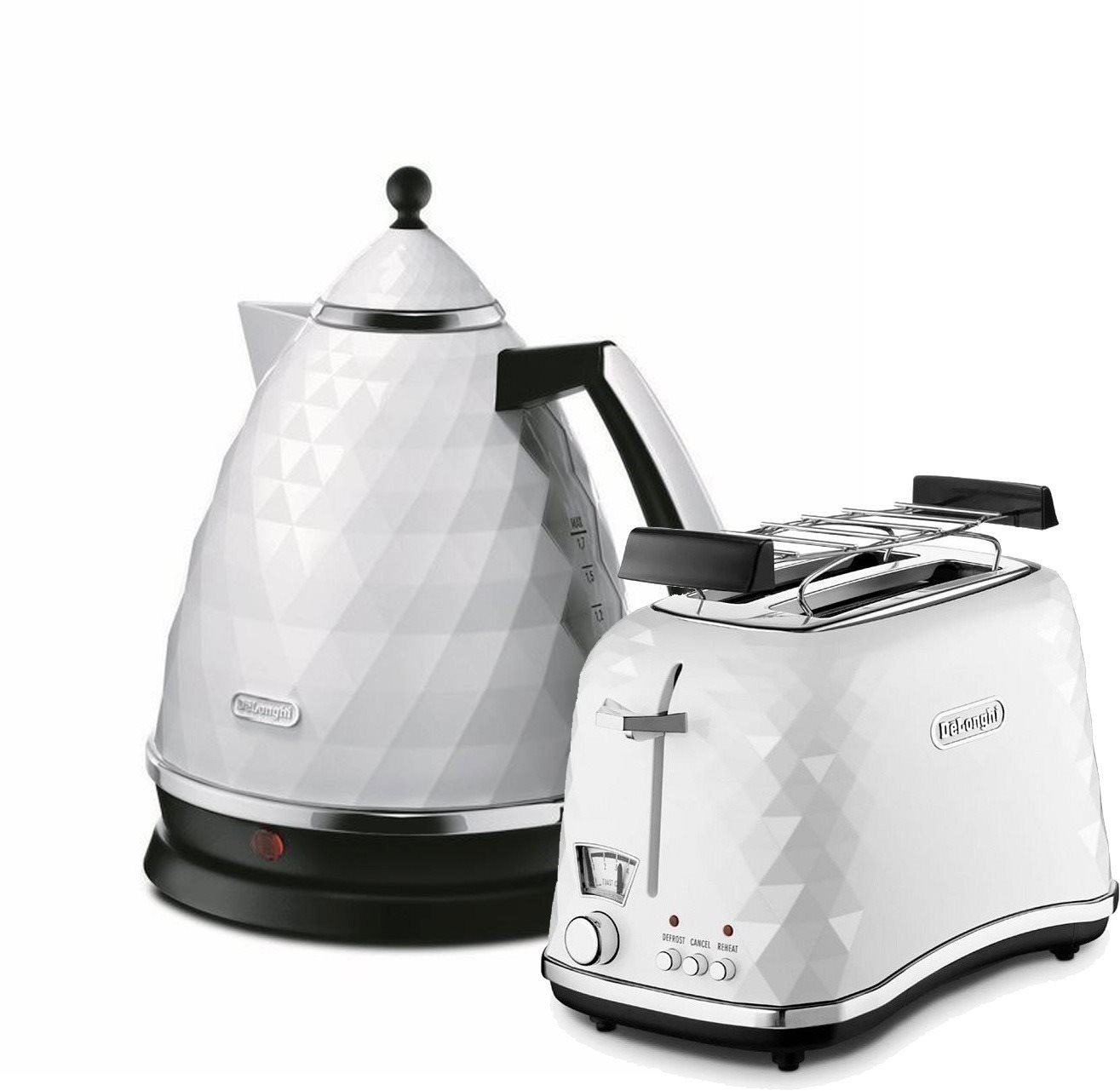De'Longhi Brillante Frühstücksserie - Weiß (KBJ2001. W & CTJ2103....