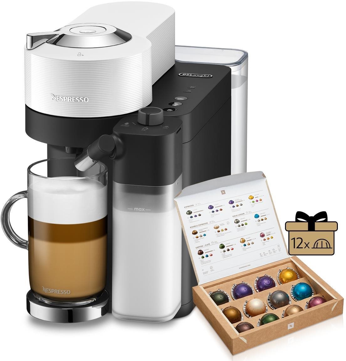 Nespresso De'Longhi Vertuo Lattissima White ENV300.W Kapszulás...