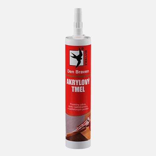 Den Braven Akrylový tmel 310 ml hnedý Tmel