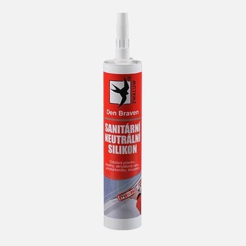 Den Braven Sanitárny neutrálny silikón OXIM 280 ml biely RL Silikón