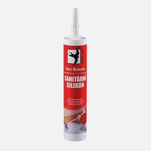 Deň Braven Sanitárny silikón 280 ml striebristo sivý Red Line Silikón