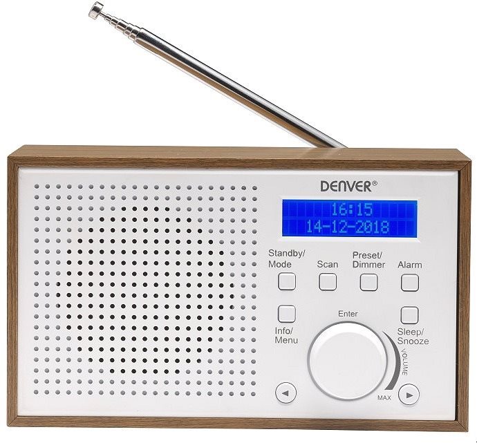 Denver DAB-46, White Radio