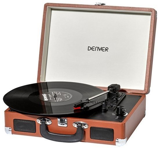 Denver VPL-120 Brown Turntable