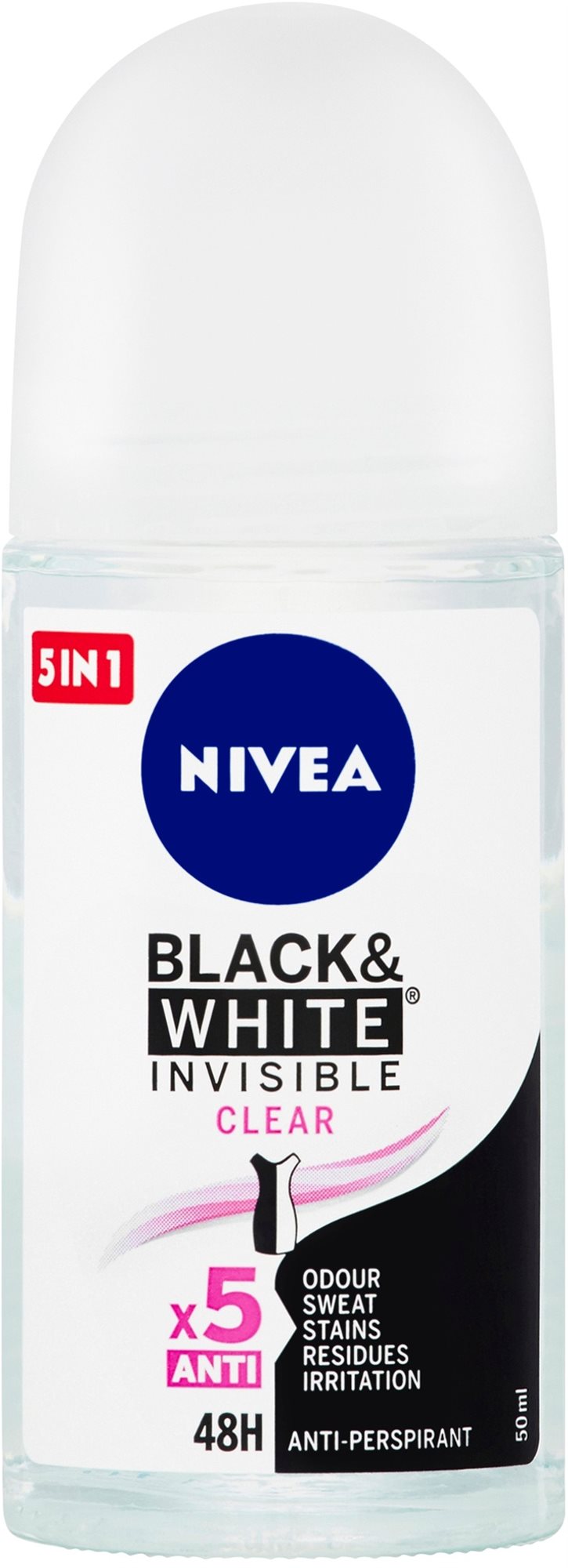 NIVEA Black & White Clear 50 ml Antiperspirant
