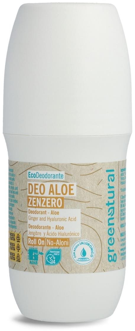 GREENATURAL gyömbéres BIO ásványi hialuronsavas roll on 75 ml Dezodor