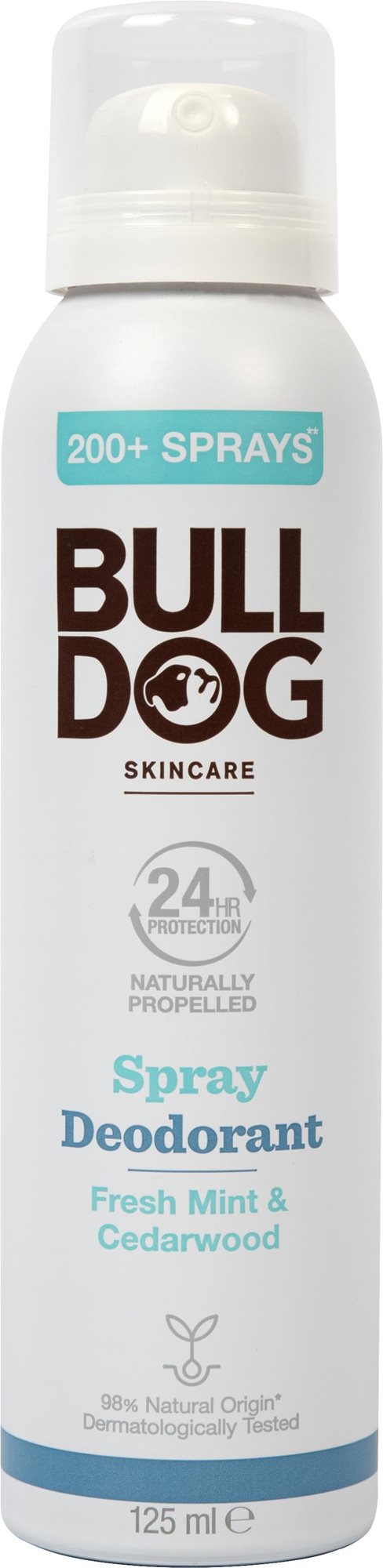 BULLDOG Fresh Mint & Cedarwood Spray Deodorant 125 ml Dezodor