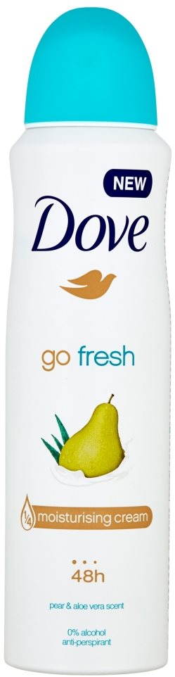 Dove Go Fresh Pear & Aloe Vera Scent antiperspirant v spreji 150 ml...