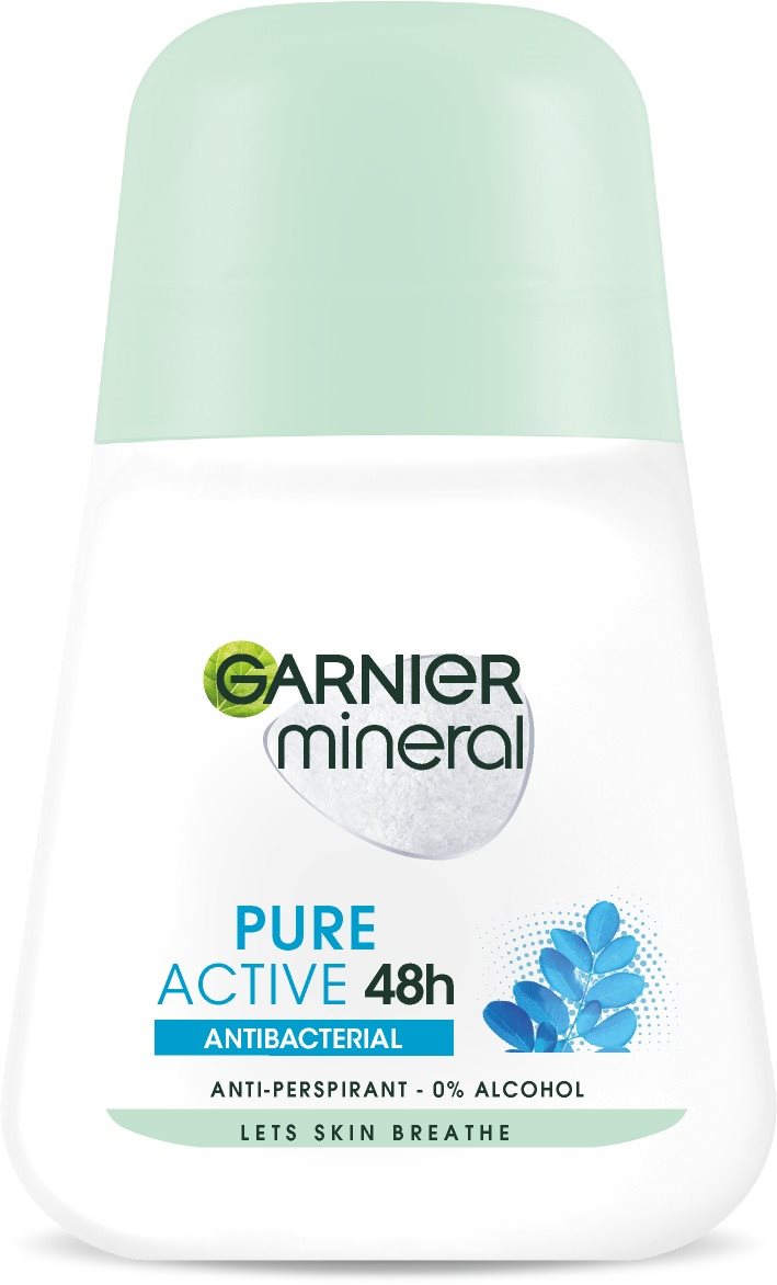 GARNIER Mineral Pure Active Antibacterial Roll-On Antiperspirant 50...