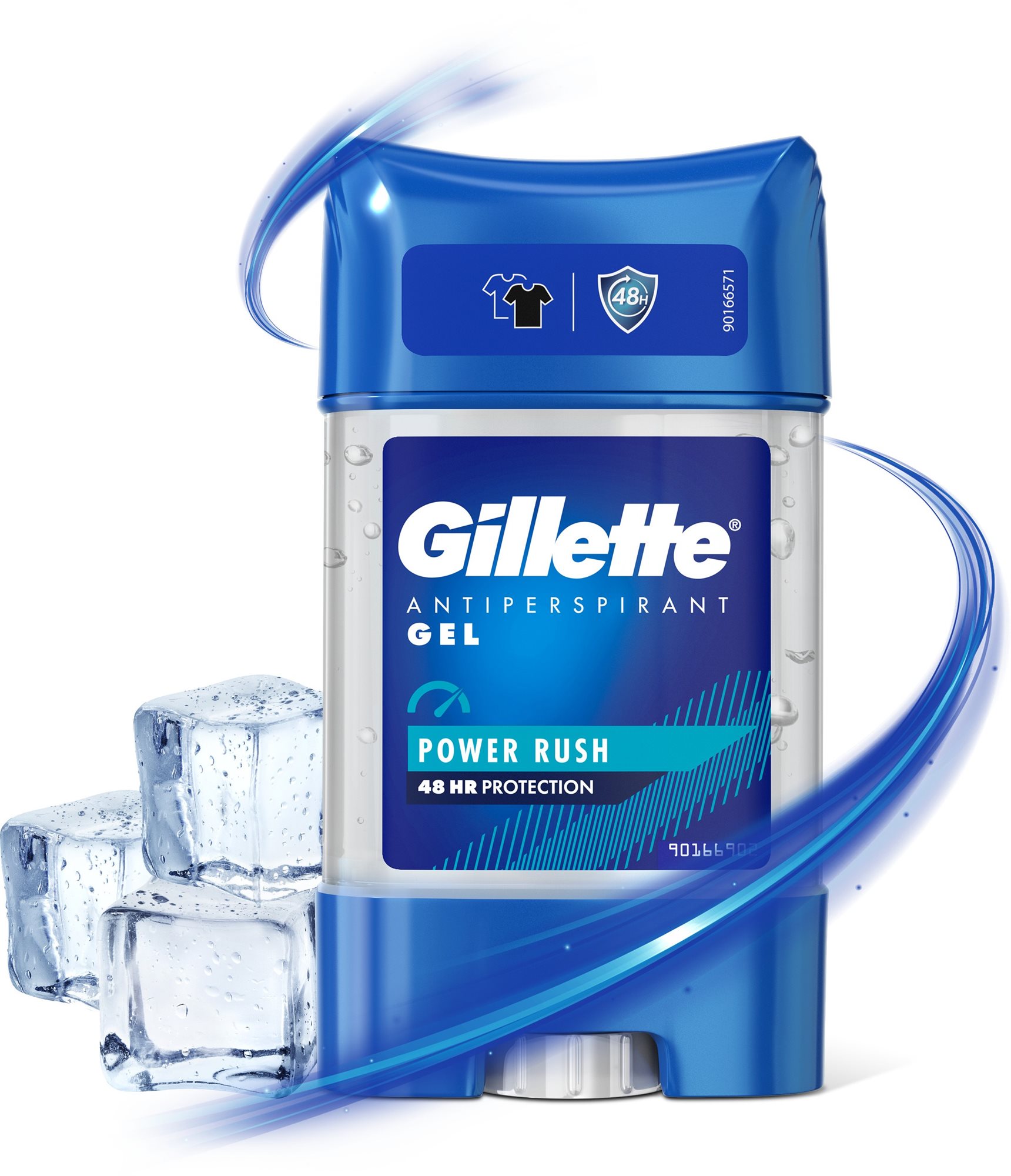 GILLETTE Power Rush Gélový antiperspirant 70ml Antiperspirant