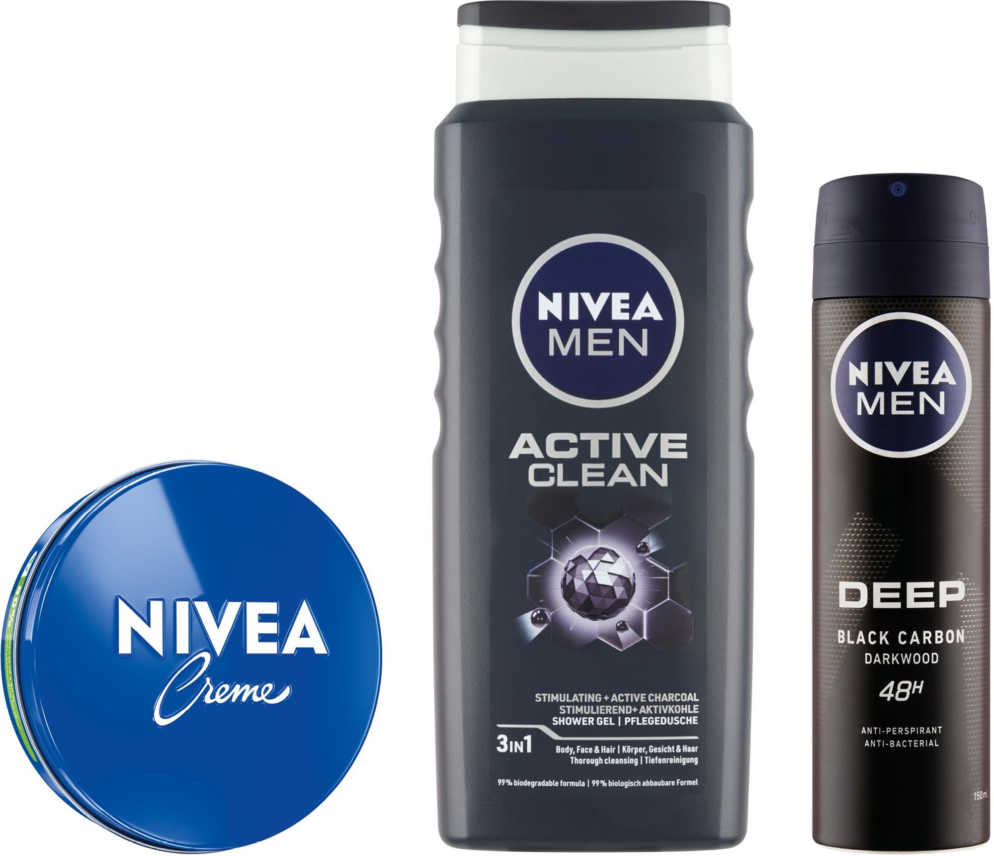 NIVEA MEN Black Care Set 800 ml Kozmetikai szett