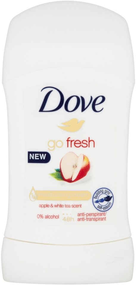 Dove Apple & White Tea tuhý antiperspirant 40 ml Antiperspirant