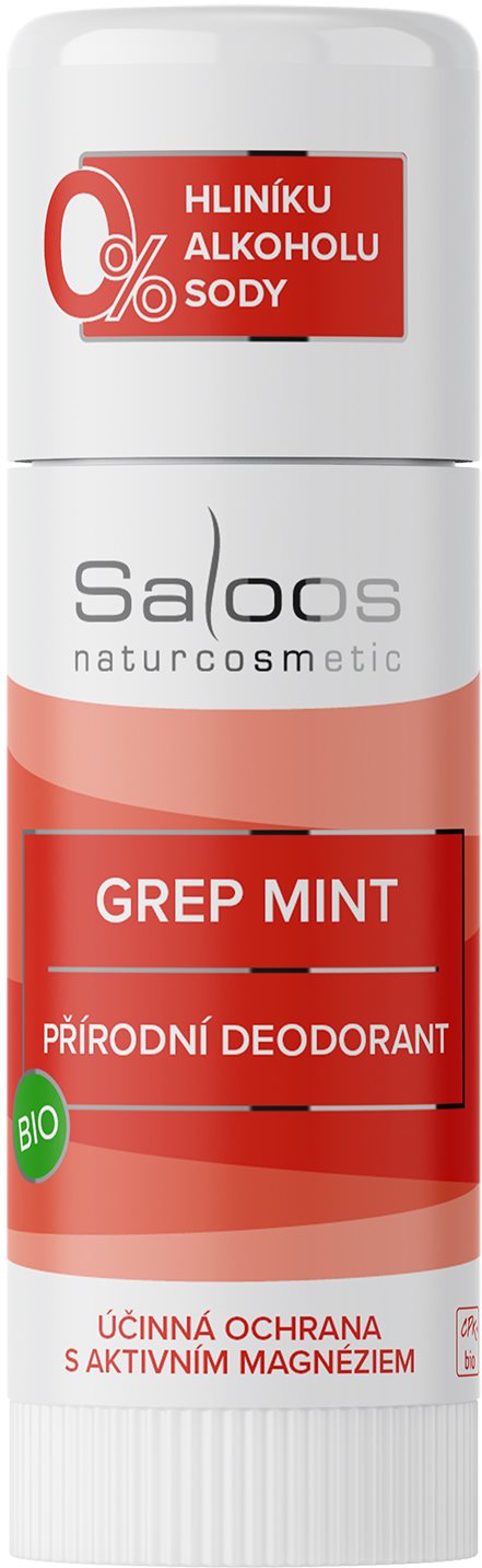 SALOOS Bio Prírodný Dezodorant Grep Mint Dezodorant
