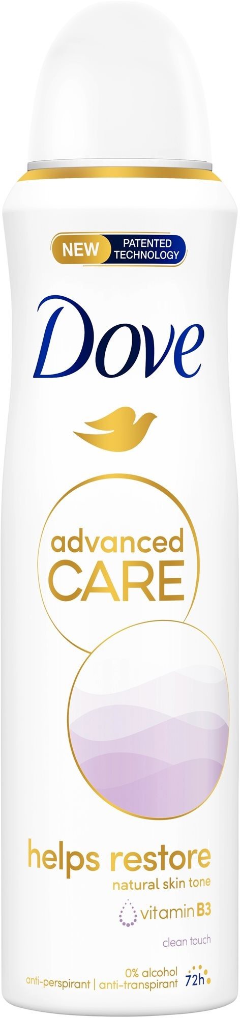 DOVE Advanced Care Helps Restore 150 ml Antiperspirant
