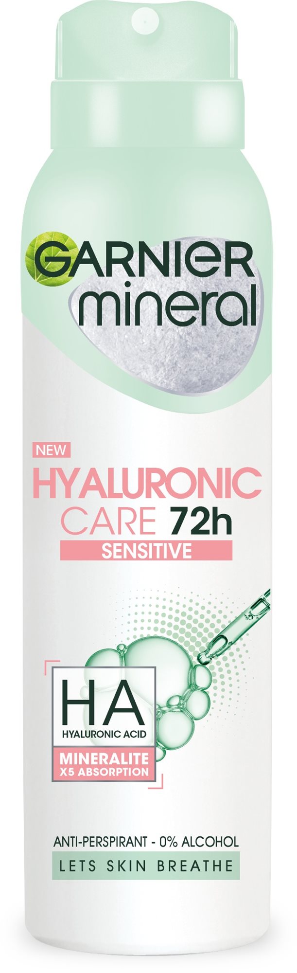 GARNIER Minerál Hyaluronic Ultra Care sprej 150 ml Antiperspirant