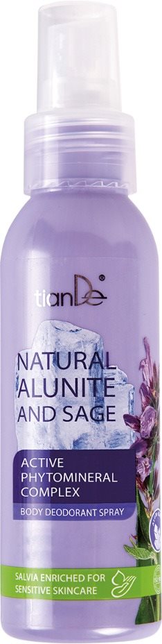 TIANDE Body dezodorant natural alunite and sage 100 ml Antiperspirant