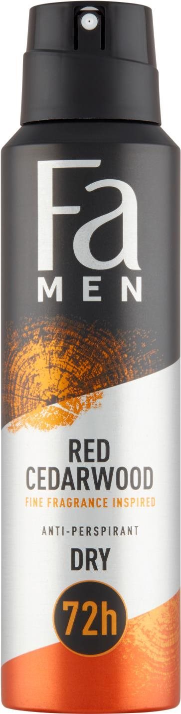FA MEN Antiperspirant Deo Sprej Red Cedarwood 150 ml Antiperspirant
