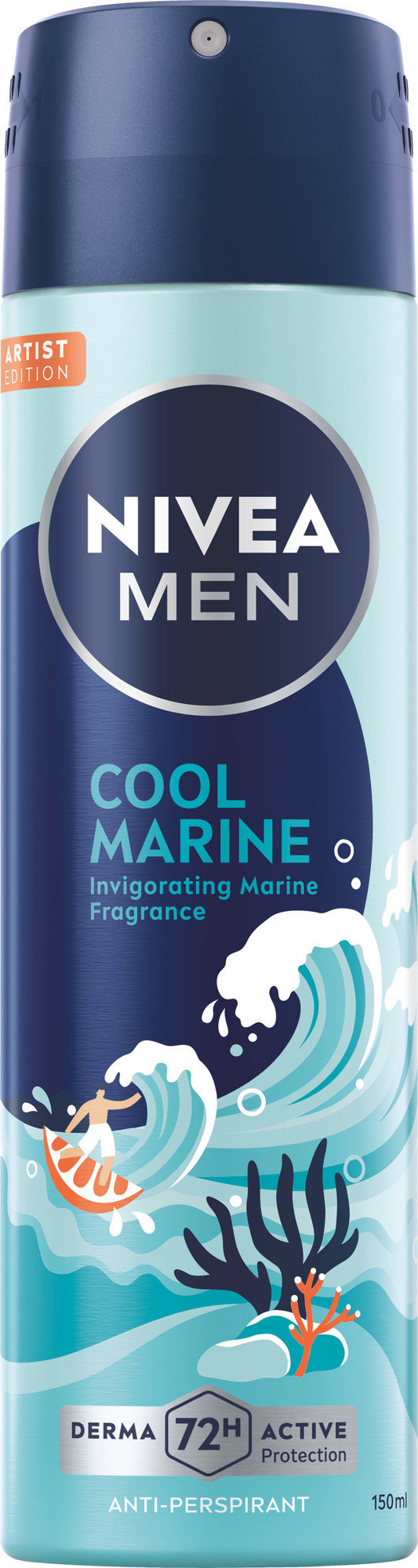 NIVEA Spray AP Men Ultra Charge LE 150 ml Izzadásgátló